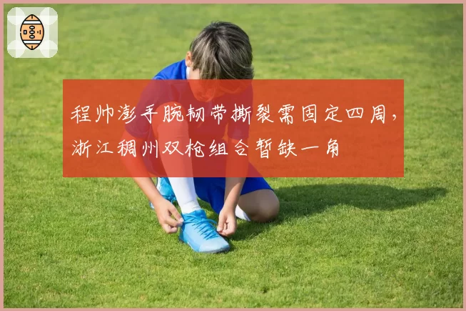 程帅澎手腕韧带撕裂需固定四周，浙江稠州双枪组合暂缺一角