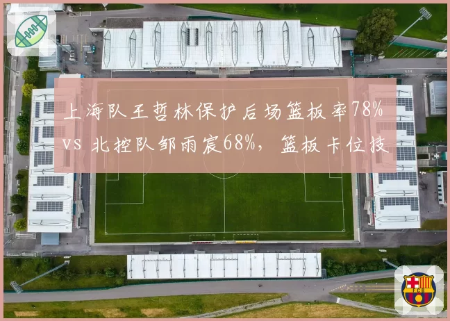 上海队王哲林保护后场篮板率78% vs 北控队邹雨宸68%,篮板卡位技术对比